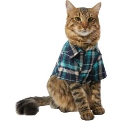 Frisco Multi-Plaid Dog & Cat Flannel Shirt -Optimal Pet Shop 268588 PT3. AC SS1800 V1637675820