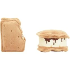 Frisco Camping S'mores Plush Cat Toy With Catnip, 2 Count