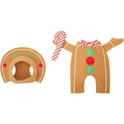 Frisco Front Walking Gingerbread Dog & Cat Costume -Optimal Pet Shop 276156 PT4. AC SS1800 V1631569278