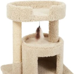 Frisco 27-in Real Carpet Cat Tree With Condo And Oval Perch 8 Frisco 27-in Real Carpet Cat Tree With Condo And Oval Perch -Optimal Pet Shop 282747 PT3. AC SS1800 V1621949602