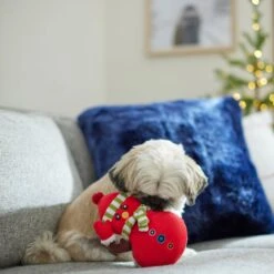Frisco Holiday Naughty Or Nice Snowman Reversible Plush Squeaky Dog Toy -Optimal Pet Shop 287219 PT3. AC SS1800 V1632774615