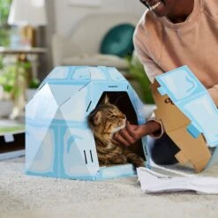 Frisco Igloo Cardboard Cat House -Optimal Pet Shop 287293 PT3. AC SS1800 V1692035199