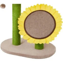Frisco Sunflower Cat Scratching Post, Two Post With Lounger -Optimal Pet Shop 296688 PT2. AC SS1800 V1632856031