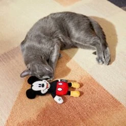 Disney Mickey & Friends Plush Mice Cat Toy With Catnip, 3 Count & Disney Mickey Mouse Plush Kicker Cat Toy With Catnip -Optimal Pet Shop 302344 PT6. AC SS1800 V1623057746