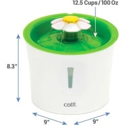 Catit Flower Plastic Cat Fountain & Frisco Pet Toy & Bowl Cleaning Wipes, 70 Count -Optimal Pet Shop 303288 PT2. AC SS1800 V1623038844