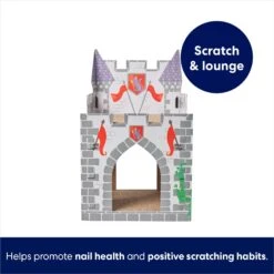 Frisco Castle Cardboard Cat House, 2-Story -Optimal Pet Shop 308822 PT2. AC SS1800 V1689354927