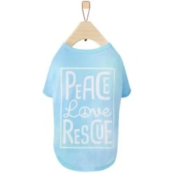 Frisco Peace Love Rescue Dog & Cat T-Shirt -Optimal Pet Shop 315068 PT4. AC SS1800 V1646350198