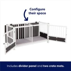 Frisco "Roma" Dog Crate Credenza & Mat -Optimal Pet Shop 315189 PT4. AC SS1800 V1636564342
