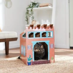 Frisco Southwestern House Cardboard Cat House -Optimal Pet Shop 317739 PT3. AC SS1800 V1642099125