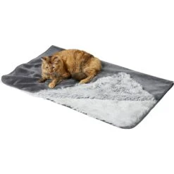 Frisco Sofa Pet Bed With Removable Cover & Frisco Eyelash Cat & Dog Blanket -Optimal Pet Shop 319504 PT5. AC SS1800 V1630619791