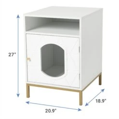 Frisco Elevated Side Table Litter Box Cover -Optimal Pet Shop 322627 PT2. AC SS1800 V1661376260