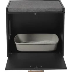 Frisco Drop Down Door Bench Cat Litter Box Cover -Optimal Pet Shop 322629 PT3. AC SS1800 V1653422222