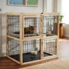 Frisco Collapsible Wood & Wire Cat Cage Playpen, 2 Level -Optimal Pet Shop 323214 MAIN. AC SS1800 V1645473402
