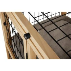 Frisco Collapsible Wood & Wire Cat Cage Playpen, 2 Level -Optimal Pet Shop 323214 PT5. AC SS1800 V1645480002