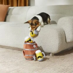 Frisco Beer & Keg Plush Squeaky Dog Toy, 4 Count -Optimal Pet Shop 327047 PT3. AC SS1800 V1648667317