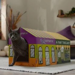 Frisco Halloween A-Paw-Thecary & Chop House Cardboard Cat House With Catnip -Optimal Pet Shop 344002 PT3. AC SS1800 V1657657029