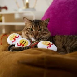 Frisco Halloween Haunted Deviled Eggs Plush Cat Toy With Catnip -Optimal Pet Shop 344058 PT3. AC SS1800 V1657657030