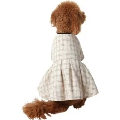 Frisco Tweed Weave Ruffle Skirt Dog & Cat Dress -Optimal Pet Shop 353649 PT2. AC SS1800 V1659008241
