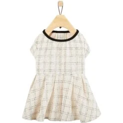 Frisco Tweed Weave Ruffle Skirt Dog & Cat Dress -Optimal Pet Shop 353649 PT4. AC SS1800 V1659726539