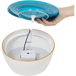 Frisco Ceramic Clouds Dog & Cat Fountain -Optimal Pet Shop 355803 PT3. AC SS1800 V1666109478