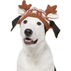 Frisco Antler Fair Isle Dog & Cat Hat -Optimal Pet Shop 358313 PT2. AC SS1800 V1660764826