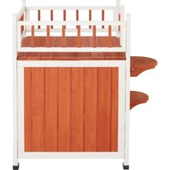 Frisco Outdoor Wooden Cat House With Elevated Balcony Steps -Optimal Pet Shop 360998 PT2. AC SS1800 V1657828189