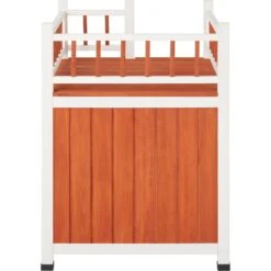 Frisco Outdoor Wooden Cat House With Elevated Balcony Steps -Optimal Pet Shop 360998 PT3. AC SS1800 V1657828422