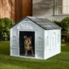Frisco Deluxe Plastic Outdoor Dog House -Optimal Pet Shop 370357 MAIN. AC SS1800 V1660701208