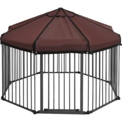 Frisco Outdoor Galvanized Steel 8-Panel Configurable Gate And Playpen With Oxford Roof 14 Frisco Outdoor Galvanized Steel 8-Panel Configurable Gate And Playpen With Oxford Roof -Optimal Pet Shop 507086 PT3. AC SS1800 V1666021842