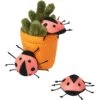 Frisco Spring Potted Plant And Ladybugs Interactive Plush Cat Toy With Catnip -Optimal Pet Shop 541542 MAIN. AC SS1800 V1670608497