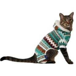 Frisco Fairisle Cozy Plush Fleece Dog & Cat PJs, Green -Optimal Pet Shop 719054 PT2. AC SS1800 V1692193162