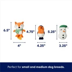 Frisco Holiday Melting Snow Globe Hide & Seek Puzzle Plush Squeaky Dog Toy -Optimal Pet Shop 739910 PT2. AC SS1800 V1694814063
