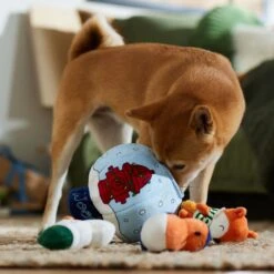 Frisco Holiday Melting Snow Globe Hide & Seek Puzzle Plush Squeaky Dog Toy -Optimal Pet Shop 739910 PT3. AC SS1800 V1695045656