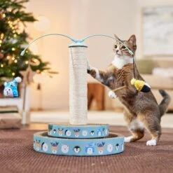 Frisco Holiday Arctic Friends Interactive Scratcher Cat Toy With Catnip -Optimal Pet Shop 740118 PT3. AC SS1800 V1695045711