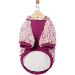 Frisco Textured Wubby 2-Tone Fleece Dog & Cat Hoodie -Optimal Pet Shop 742406 PT4. AC SS1800 V1693234032