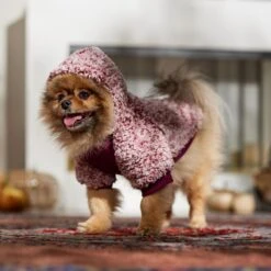 Frisco Textured Wubby 2-Tone Fleece Dog & Cat Hoodie -Optimal Pet Shop 742406 PT7. AC SS1800 V1692378336