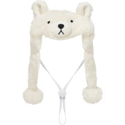 Frisco Plush Polar Bear Dog & Cat Hat 12 Frisco Plush Polar Bear Dog & Cat Hat -Optimal Pet Shop 745614 PT3. AC SS1800 V1694801956
