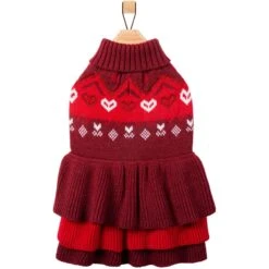 Frisco Nordic Sequin Dog & Cat Sweater Dress -Optimal Pet Shop 745886 PT3. AC SS1800 V1694793753