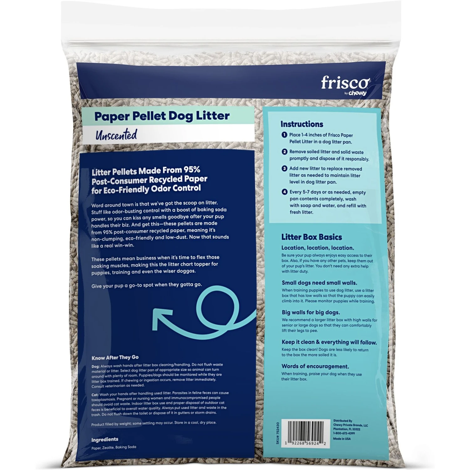 Frisco Paper Pellet Dog Litter 4 Frisco Paper Pellet Dog Litter - Image 2