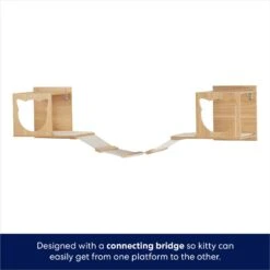 Frisco Cushioned Wall Mounted Cat Wall Shelf & Frisco Cat Silhouette With Bridge Wall Mounted Cat Wall Shelves -Optimal Pet Shop 785550 PT6. AC SS1800 V1677600275