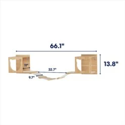 Frisco Cushioned Wall Mounted Cat Wall Shelf & Frisco Cat Silhouette With Bridge Wall Mounted Cat Wall Shelves -Optimal Pet Shop 785550 PT7. AC SS1800 V1677600275