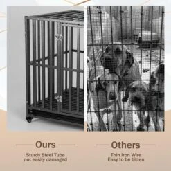 SMONTER Two Doors Heavy Duty Dog Crate -Optimal Pet Shop 904190 PT2. AC SS1800 V1688398418