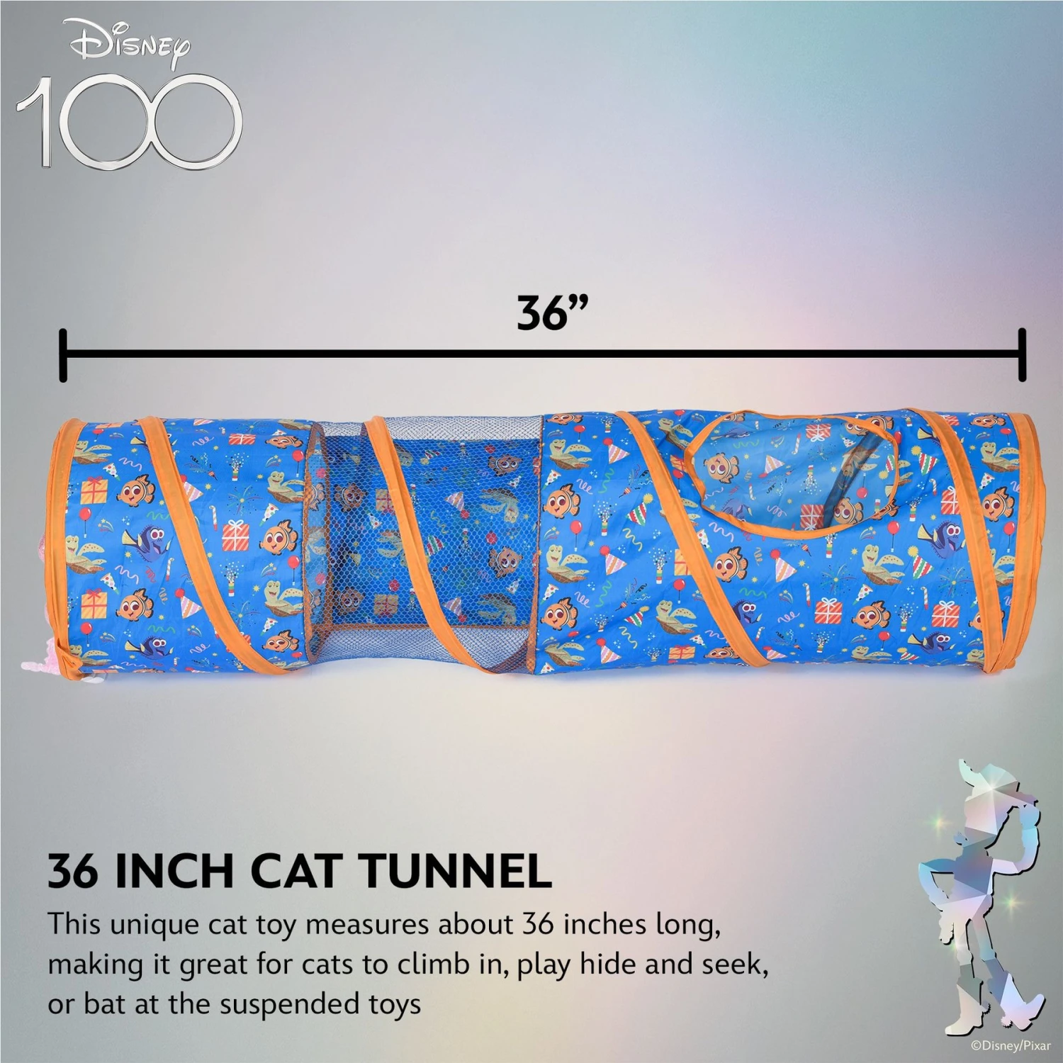 Disney / Pixar DISNEY PIXAR Finding Nemo Jellyfish Tunnel Cat Toy Multicolor 8 Disney / Pixar DISNEY PIXAR Finding Nemo Jellyfish Tunnel Cat Toy Multicolor - Image 6