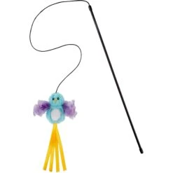 Frisco Fabric Teaser Wand Cat Toy & Frisco Bird With Feathers Teaser Wand Cat Toy With Catnip -Optimal Pet Shop 962094 PT5. AC SS1800 V1694782976