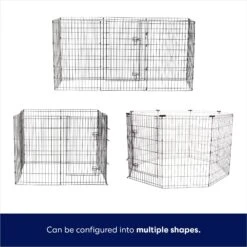 Frisco Wire Dog & Small Pet Exercise Pen With Step-Through Door -Optimal Pet Shop 97484 PT5. AC SS1800 V1667227970
