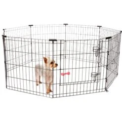 Frisco Wire Dog & Small Pet Exercise Pen With Step-Through Door -Optimal Pet Shop 97484 PT7. AC SS1800 V1657661187