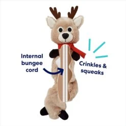 Frisco Holiday Reindeer Bungee Plush Squeaky Dog Toy & Frisco Holiday Snowman Bungee Plush Squeaky Dog Toy -Optimal Pet Shop 986126 PT3. AC SS1800 V1698346244
