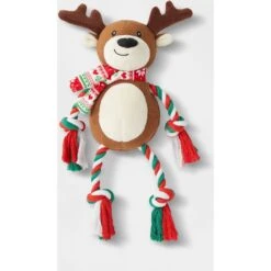 Frisco Holiday Snowman Plush With Rope Squeaky Dog Toy & Frisco Holiday Reindeer Plush With Rope Squeaky Dog Toy -Optimal Pet Shop 986174 PT5. AC SS1800 V1698258175
