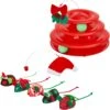 Frisco Holiday Santa Hat & Mistletoe Cat Tracks Cat Toy & Frisco Holiday Mice Cat Toy With Catnip, 5 Count -Optimal Pet Shop 986278 MAIN. AC SS1800 V1698258116
